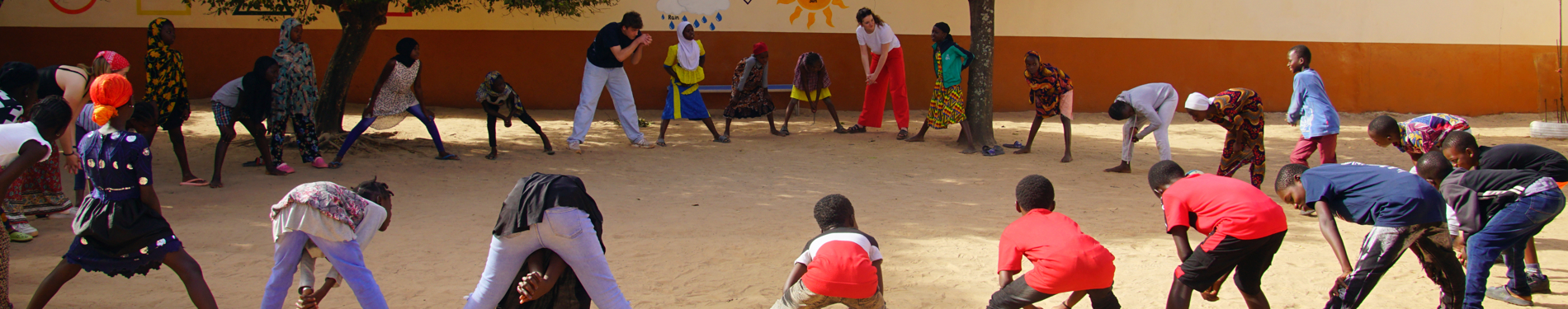 Vrijwilligerswerk Gambia Spelen met de kindern