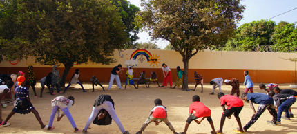 Vrijwilligerswerk Gambia Spelen met de kindern