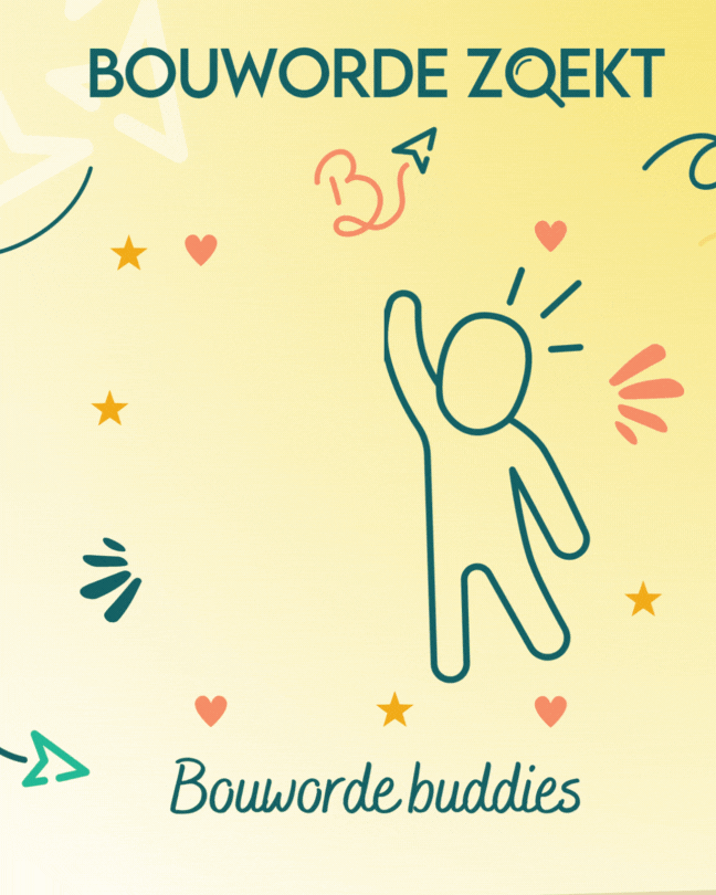 Bouworde buddies gif 2025